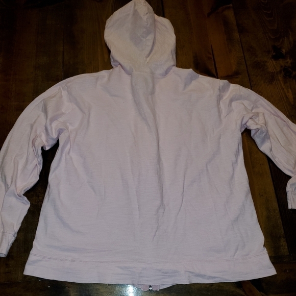 Light Pink T-Shirt Hoodie Zippered XL - Picture 8 of 8